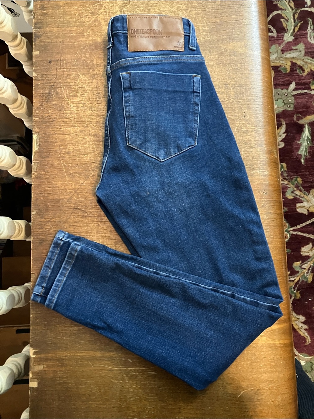 One Teaspoon Deep Blue Skinny Jeans - Classic Five-Pocket